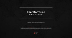 Desktop Screenshot of liberatormusic.com.au