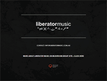 Tablet Screenshot of liberatormusic.com.au